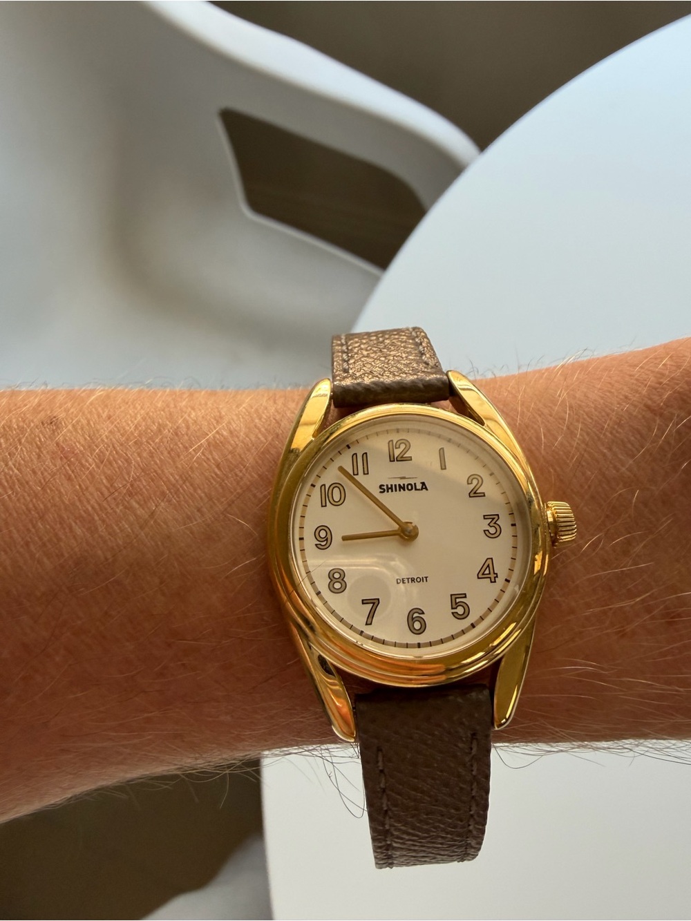 Shinola Gold and Gray Women's